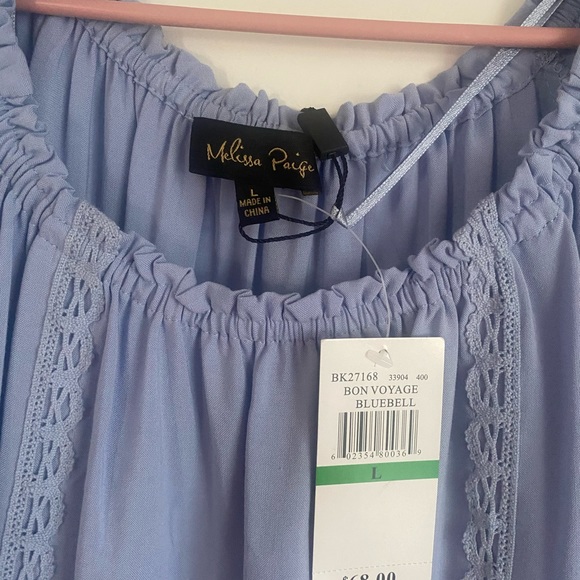 Beautiful Cornflower Blouse by Melissa Paige - Picture 4 of 5